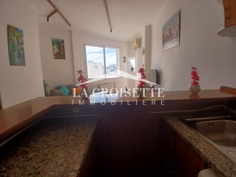 appartement meublé S+2 avec jardin à Gammarth